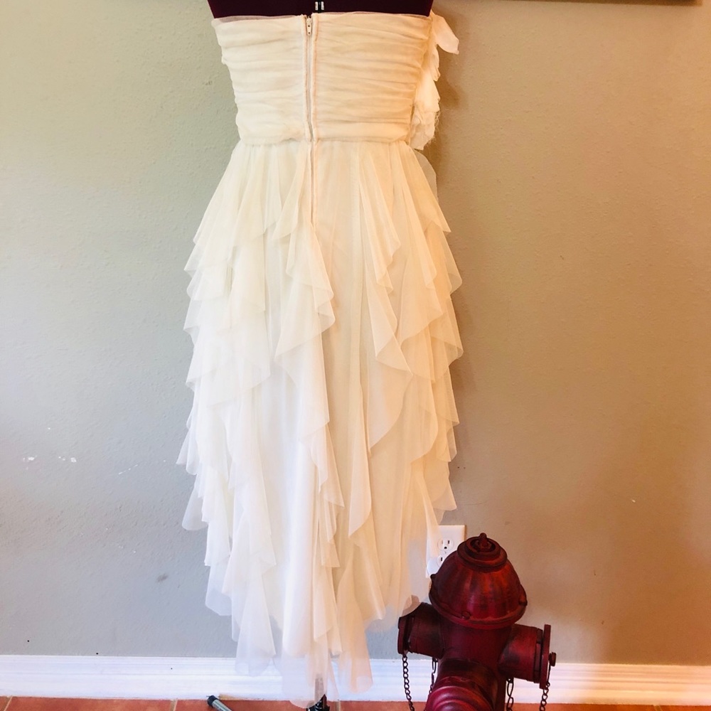 TRUE REBEL EUC Boho Tulle Lace Dress sz 4 SM - Picture 4 of 7